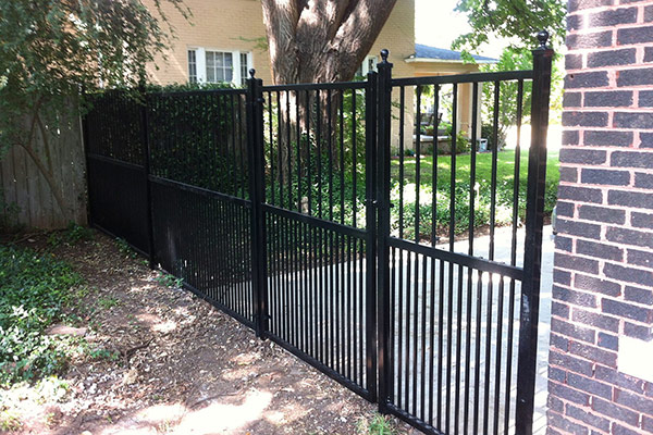 Iron fence